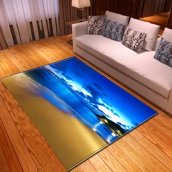 

Nordic 3D Sky Scenery Dining Table Area Rugs Children Play Mat Home Decor Bedside Rugs Soft Flannel Non-slip Carpet Living Ro