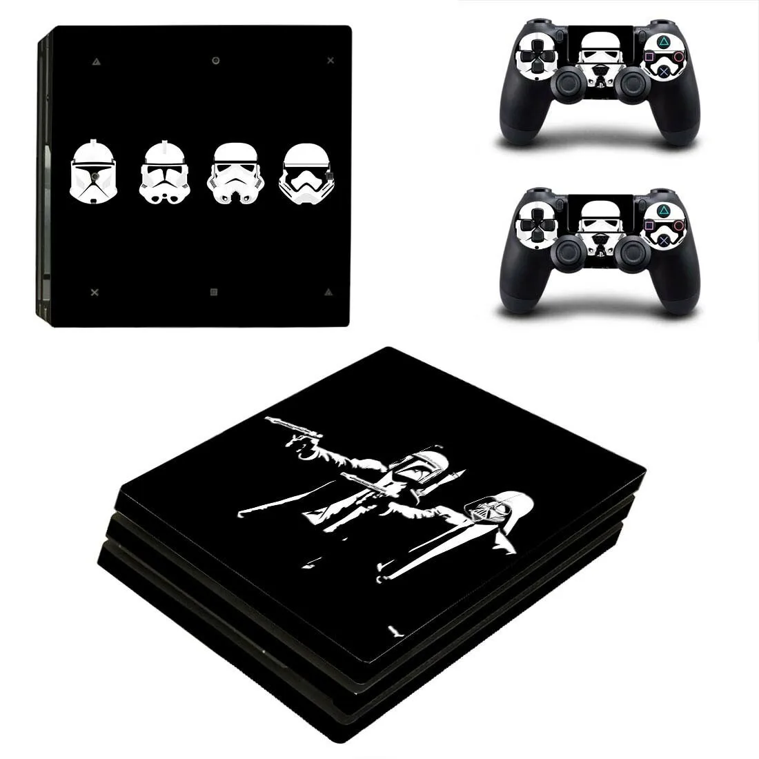 PS4 Pro sticker s Star Wars PS 4 Play station 4 Pro виниловые наклейки для playstation 4 Pro консоли и контроллера