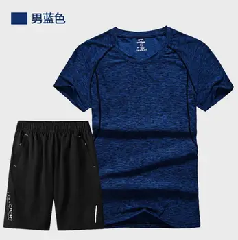 

2019 New Sets Summer Men T Shirts+Shorts Sets Summer Hot Sale Cotton Comfortable Short Sleeve Tshirt men Casual Set Short
