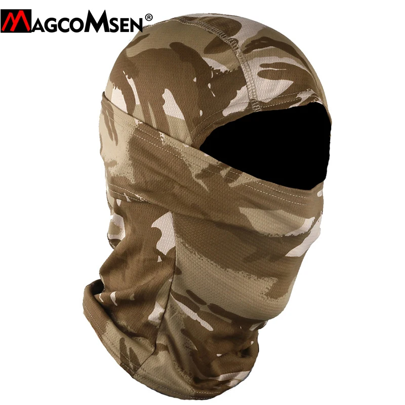 Маскировочная Балаклава MAGCOMSEN тактическая камуфляжная на все лицо