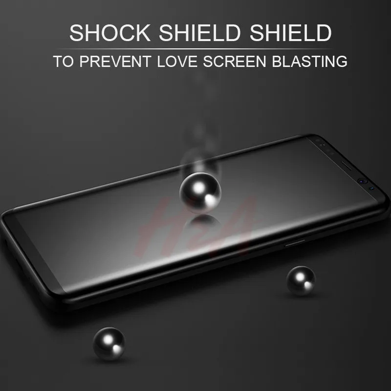 H& A 35D изогнутое полное покрытие Защитное стекло для samsung Galaxy S9 Plus S8 Plus закаленное защитное стекло для экрана Note 8 9 10