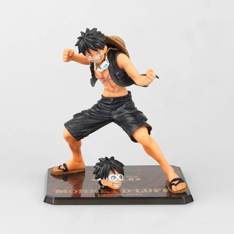 Аниме One Piece Film Gold Ver Monkey D Luffy Dead or Alive ПВХ Фигурки игрушки 12 см|Игровые фигурки и