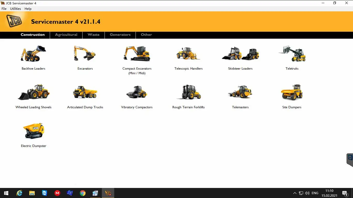 JCB ServiceMaster 4 v21.1.4 [02.2021] Diagnostic Full