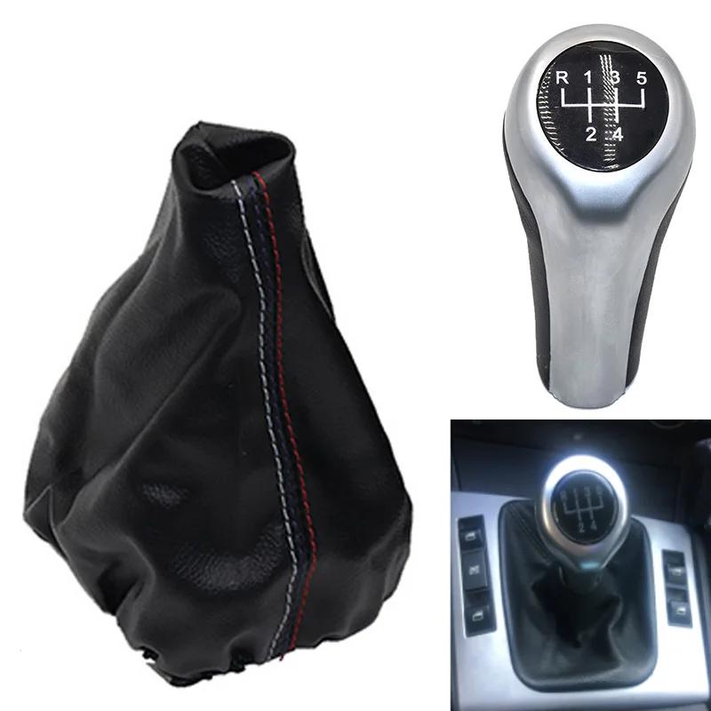 

Manual Gear stick shift knob gearbox shift knob boot For BMW 3 Series E36 E46 E30 E34 M3 Z3 Gearbox handle gear lever knob