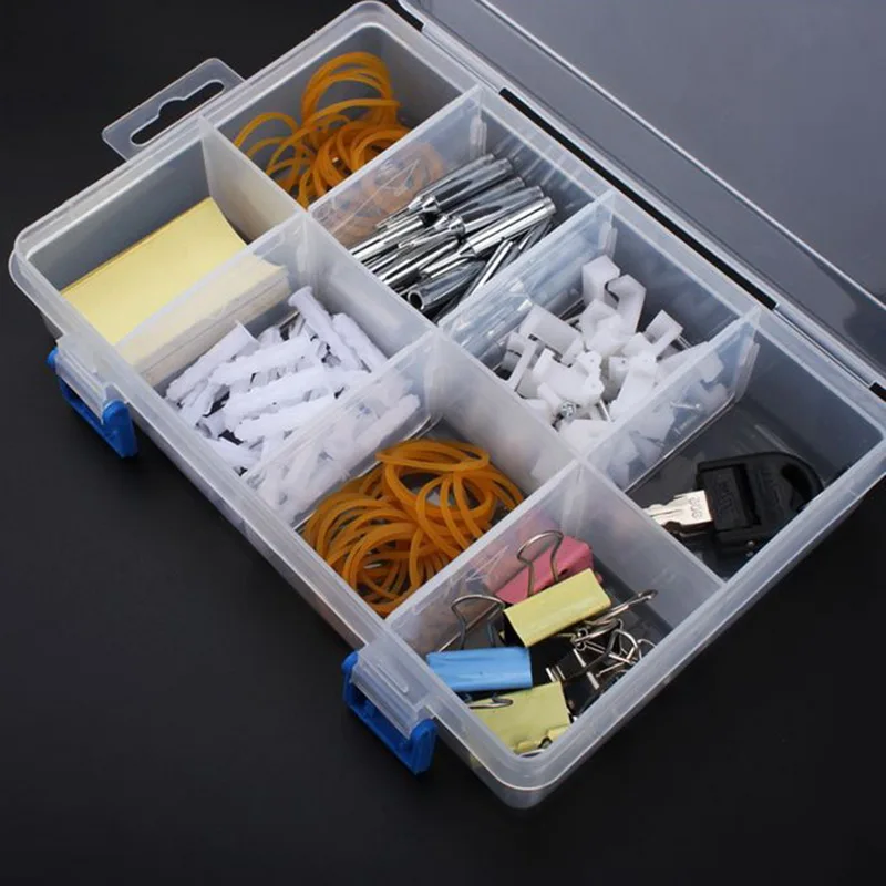 Пластиковые регулируемые компоненты отсек для хранения Органайзер части съемные коробки Чехлы контейнер для винтов аппаратные средства ремесла