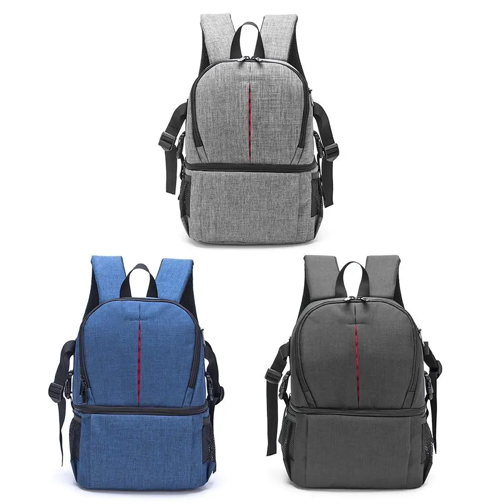 Photo Camera DSLR Video Waterprpof Oxford Fabric Soft Padded Shoulders Backpack SLR Bag Case for Digital | Электроника