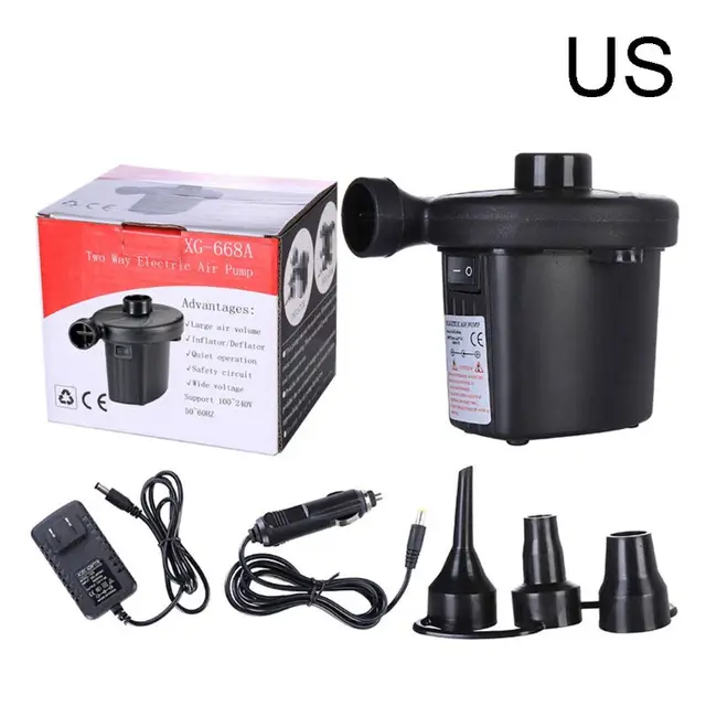 12V DC Air Pump for Electric Inflatable Air Mattress Bed Boat Couch Pool Small Household Air Pump 1