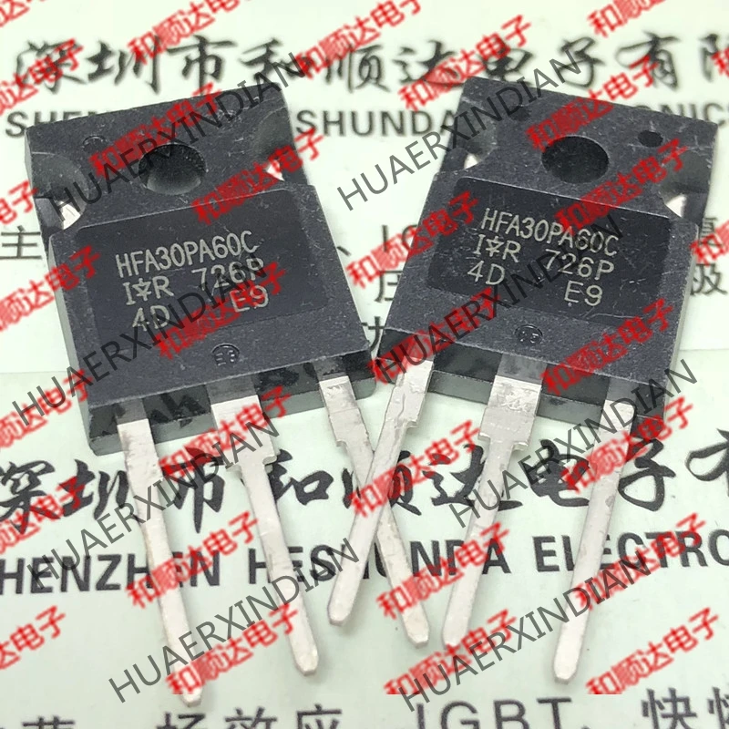 5 шт., новые оригинальные кнопки HFA30PA60C-247 600V 30A