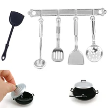 Миниатюрные Мини-инструменты для кухонной утвари, миниатюрные кухонные принадлежности для 1:12, кукольный домик, набор аксессуаров для кукольного домика