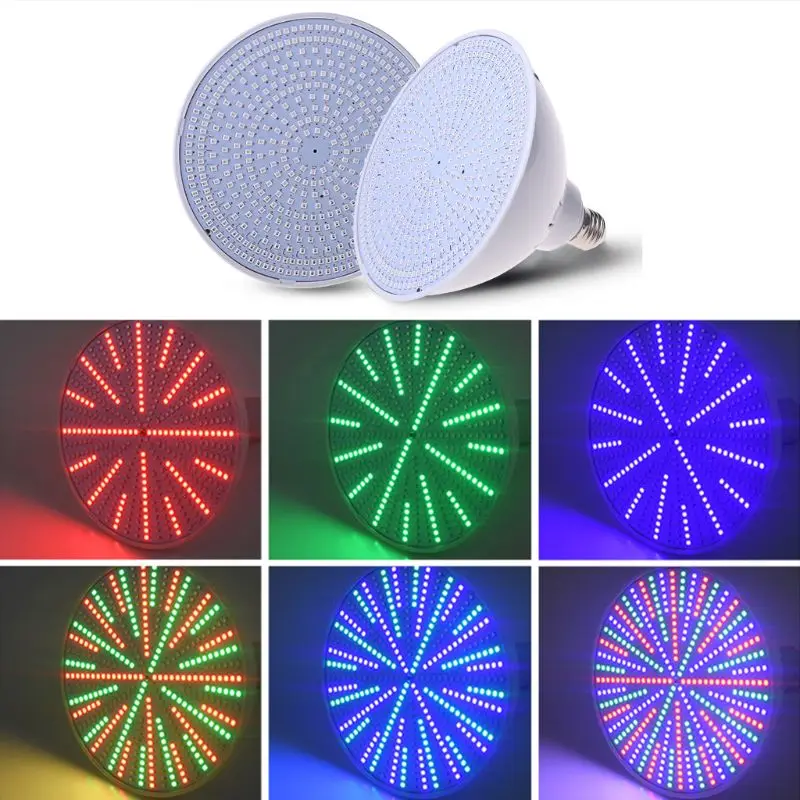 120V 45W Colorful Swimming Pool Underwater Round Lights LED Wateproof Festival