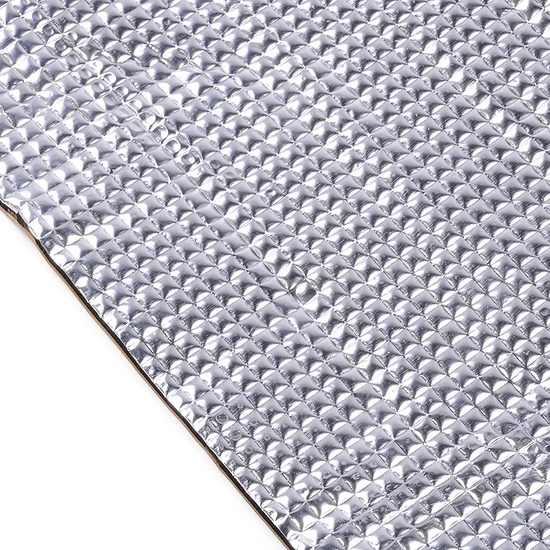 Mayitr 1pc 1x1.4m Car Engine Heat Barrier Mat Sound Deadener Noise Reduction Insulation Thermal Properties Non-Flammable
