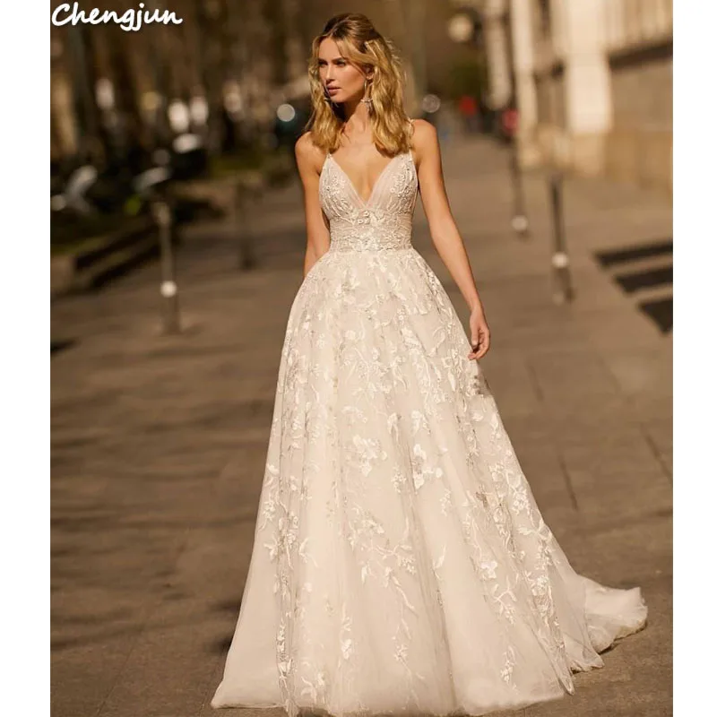 Chengjun Canada Elegant Modest Plus Size Formal Guests Sexful Wedding Dresses | Свадьбы и торжества