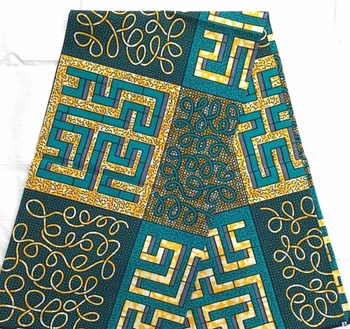 

2019 the latest styles high quality Ankara 100% polyester african wax prints fabric for the wedding free shipping 6yards