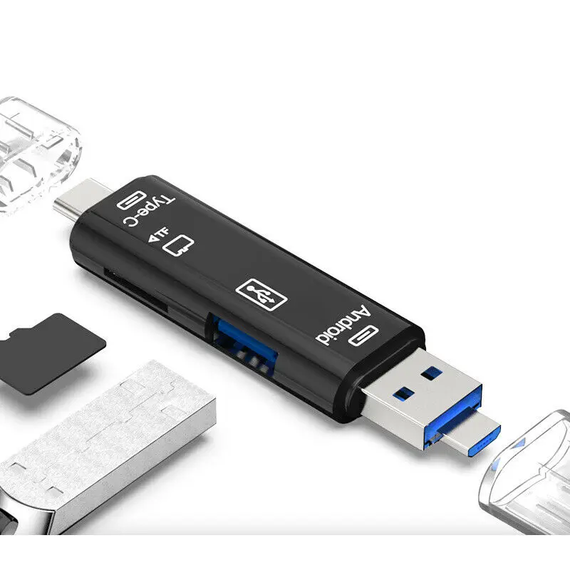 Usb 3,1 кард-ридер высокоскоростной SD TF Micro SD кард-ридер Тип C USB C Micro USB памяти OTG кард-ридер для ноутбука компьютера