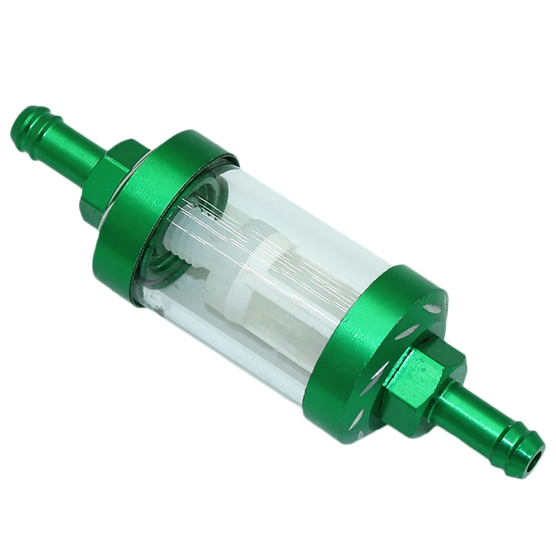 Universal 8Mm Aluminum Motorcycle Inline Fuel Filter For Car Dirt Bike Scooter UtvFuel Filters
