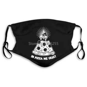 

The Dead Generation In Pizza We Crust Occult Illuminati Apparel By Luna Cult Print Hot Men's Women's Mouth Mask Filter