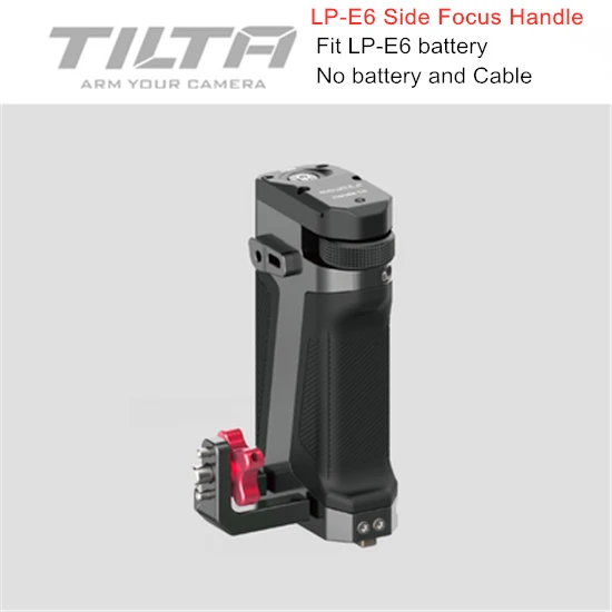 Tilta A7 A9 Rig Kit A7 iii Полная Клетка TA-T17-A-G Верхняя ручка опорная пластина Фокус Ручка для sony A7 A9 A7III A7R3 A7M3 A7S3 - Цвет: LP-E6 focus handle