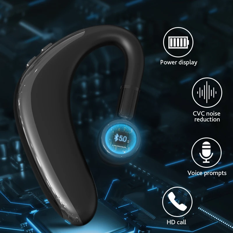 Bluetooth наушники 5,0 wless наушники Bluetooth наушники Hands Free в ухо наушники гарнитура с микрофоном для мобильного телефона