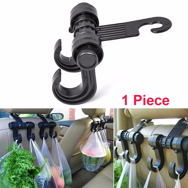 1Piece Car Seat Back Storage Hook Sundries Hanger Bag Holder Car Organizer Universal Multifunction Car-Styling Car Seat Hook