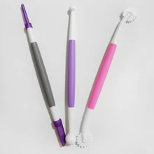 3 шт./компл. Fondant(сахарная) Торт Моделирование Инструменты для украшения торта Fondant(сахарная) игла с изображением торта резьба резак цветок глины ремесло набор