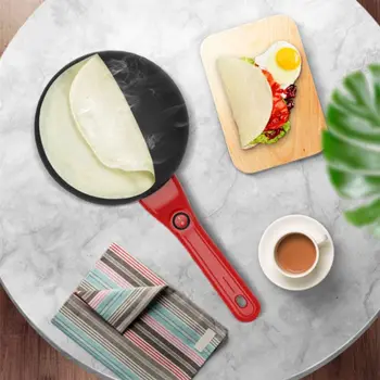 

Multifunctional Pancake Maker Machine for Crepe Pizza Pancake Non-Stick Coating Adjustable Temperature Control EU Plug