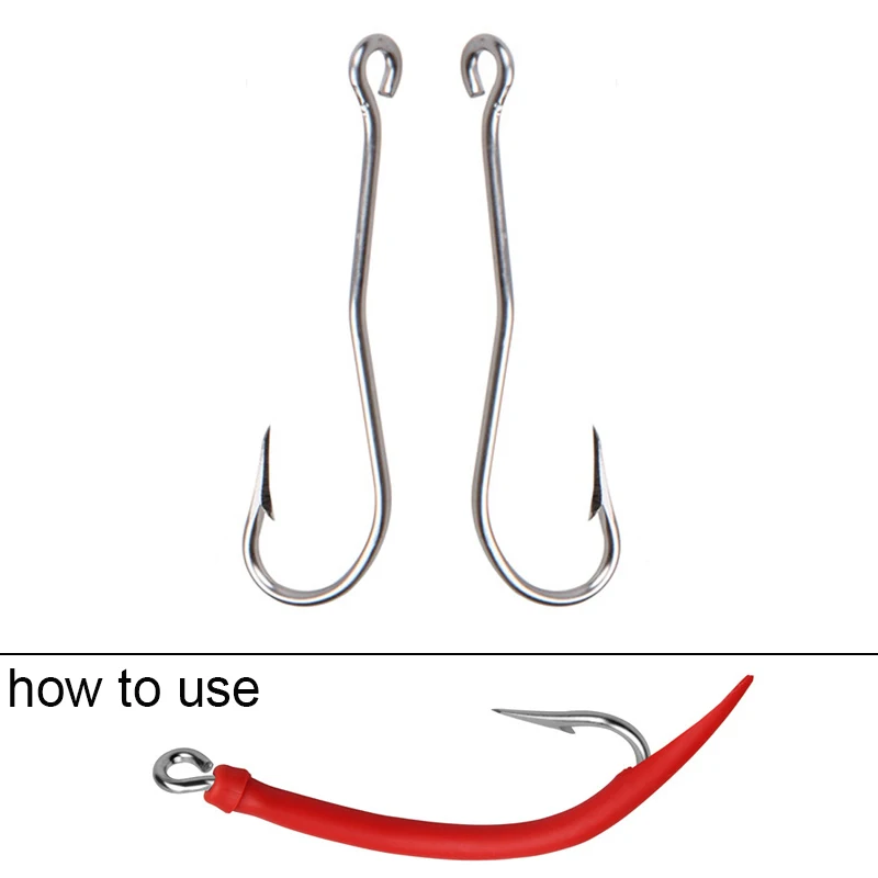 100pcsStainlesssteeloffsetEELFishingHookslongshankcrank