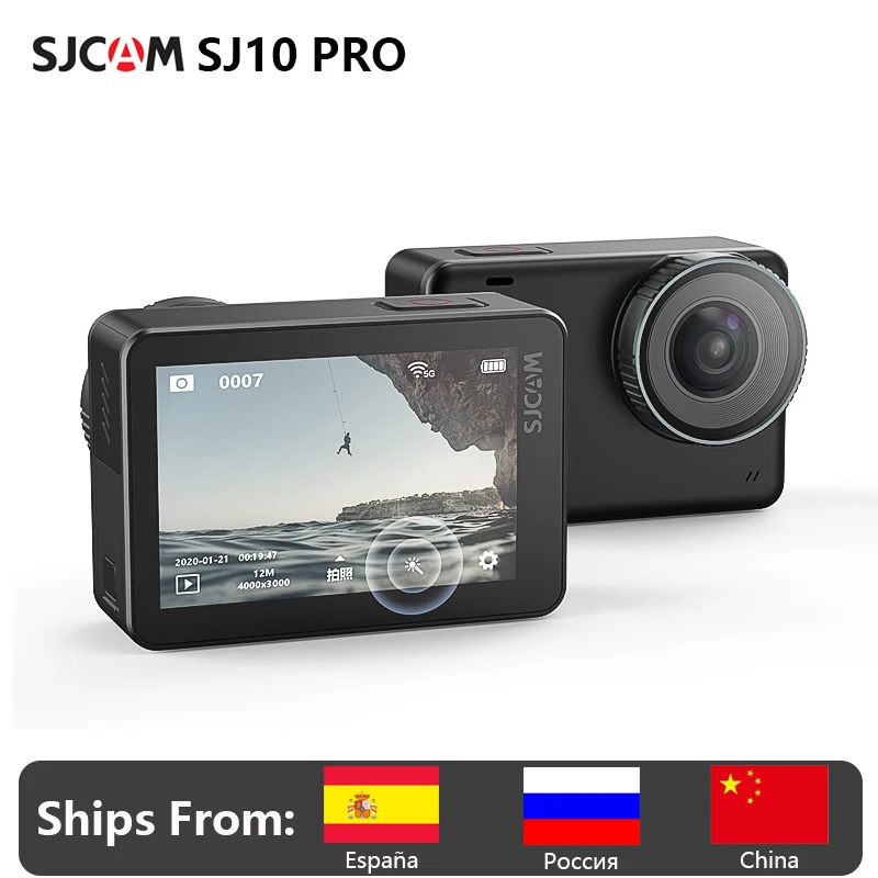 Action Camera SJCAM SJ10 Pro 4K 60FPS WiFi Supersmooth GYRO Stabilization Ambarella H22 Chip 10m Body Waterproof Sprots DV|Sports & Action Video Camera| - AliExpress