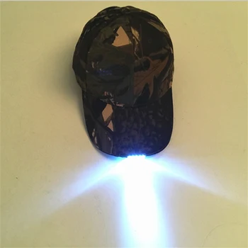 

WZCX 2019 New LDE Light Illuminate Camouflage Baseball Hat Unisex Outdoor Camping Personality Adult Cap Hip Hop Cap