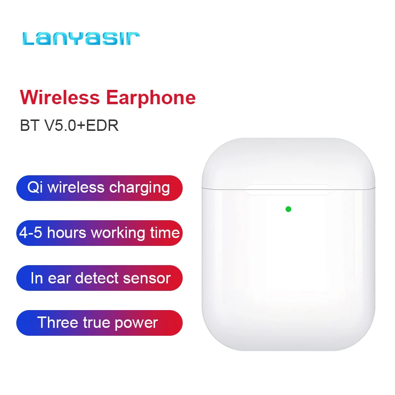 Lanyasir i2000 TWS Replica 1:1 Aire2 inalámbrica Bluetooth auriculares Smart Sensor 1536U i2000tws PK H1 W1chip i5000 i9000 i800