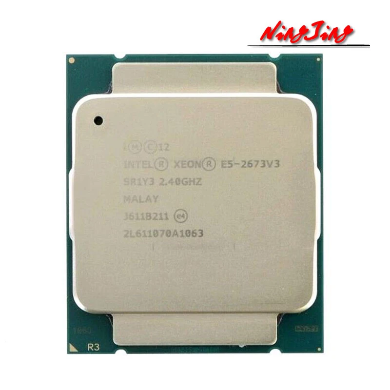 computer processor list Intel Xeon E5-2673V3 E5 2673v3 E5 2673 v3 2.4 GHz Twelve-Core Twenty-four-Thread CPU Processor 30M 105W LGA 2011-3 fastest cpu