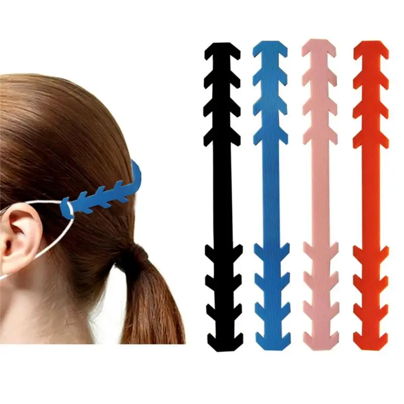 Uds cara máscara ganchos de oreja de hebilla ajustable dolor reparador Anti-Slip máscara de sujeción al oído de extensión gancho máscaras hebilla titular