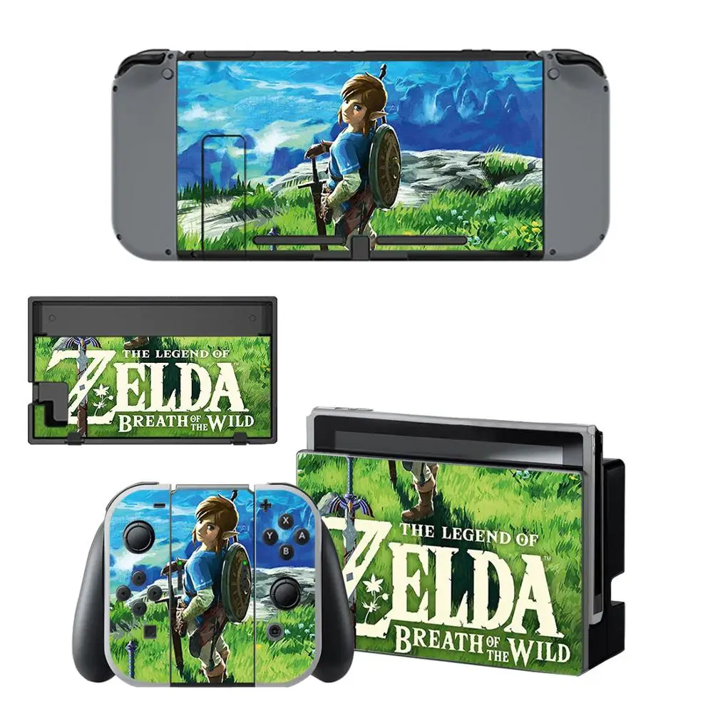 Nintendoswitch Sticker The Legend of Zelda Wrap Skin Decal for Nintendo Switch Full Set