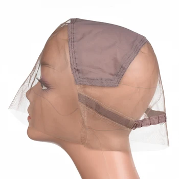 

Swiss Lace Wig Cap For Making Wigs With Adjustable Strap 1-10pcs/lot Hairnets For Ventilating Wigs Base Materials Weave Cap