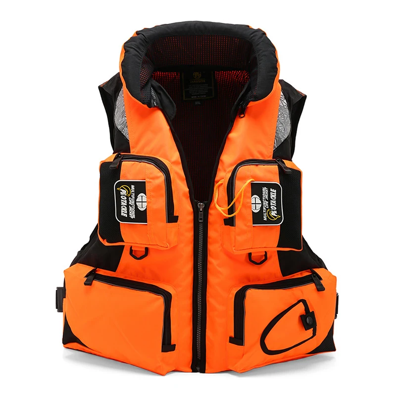 

L-XXL Unisex Polyester Life Jacket Swimming Life Vest Fishing Vest Outdoor Sport Safety Life Jacket For Drifting Boating Kayak