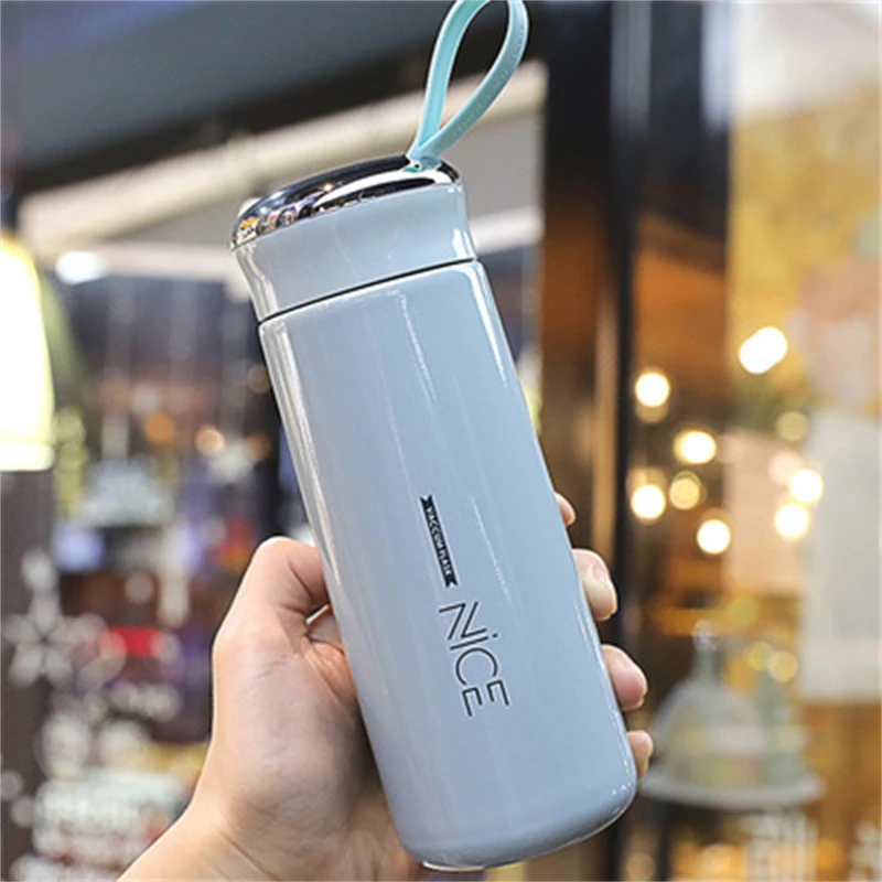 double wall insulated glass thermos cup