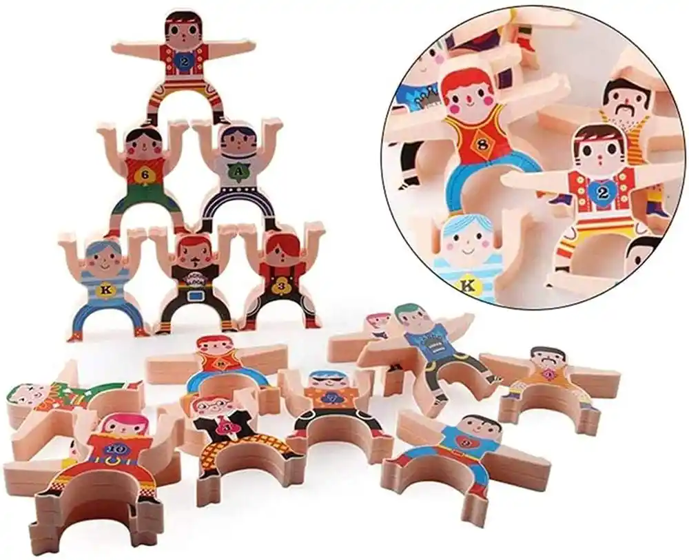 hercules stacking blocks balancing toy