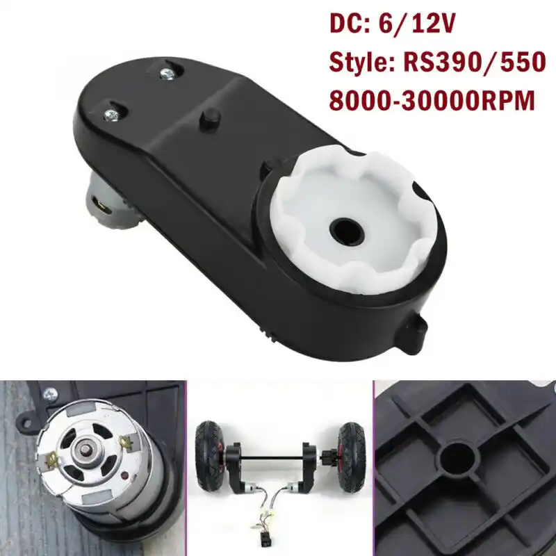 Electric Gearbox RS390//RS550//Wear-resistant Replacement Accessories 12V Portable
