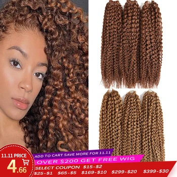 

X-TRESS Freetress Low Temperature Fiber 3Pcs/Pack 16" Pre Loop Island Twist Crochet Braids Synthetic Braiding Hair Extensions
