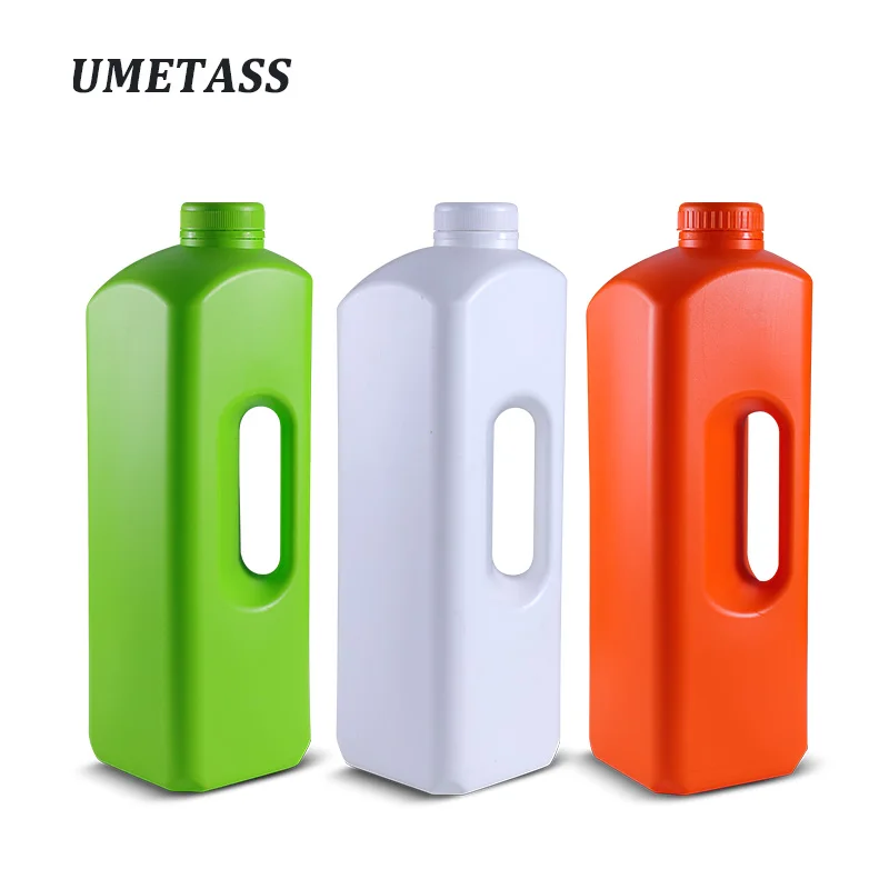1000ml 1800ml Empty Plastic Bottle With Lid Food Grade Hdpe Storage Container Ketchup Salad Jam