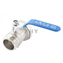 1PT до 32 мм внутренний диаметр отверстия синий рычаг медного покрытия полипропиленовый шаровой клапан