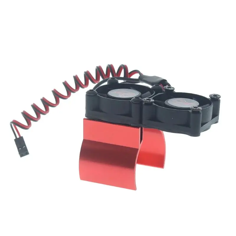 Автомобильный двигатель RC Heatsink 550 540 двойные вентиляторы охлаждения для Hsp Redcat Tamiya Axial
