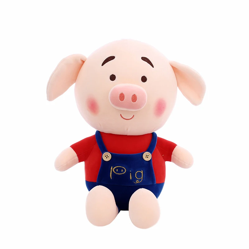 

222 Big net red pig little fart doll plush toy girl cute fart pig sleeping pillow doll
