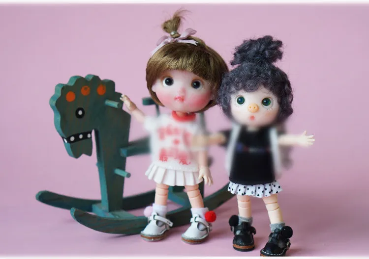 1 шт. [плиссированная юбка для куклы 1/12] Униформа OB11 obitsu11 (подходит Ob11 BJD12 cu