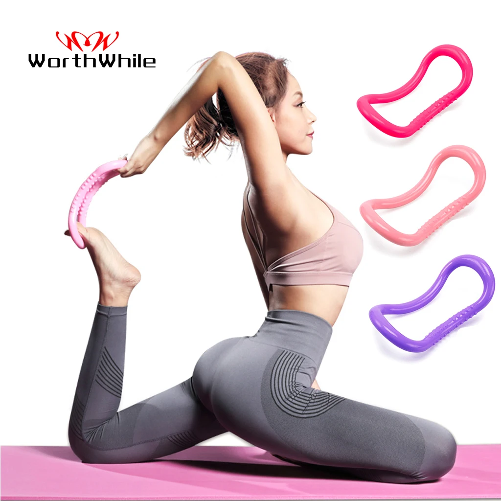 WorthWhile Yoga Magic Circle Gym кольцо для фитнеса Loop поясная форма плеч Пилатес Бодибилдинг