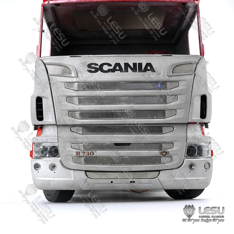

Металлический передний бампер LESU для 1/14 TAMIYA RC Scania R730 тракторный грузовик DIY модель автомобиля