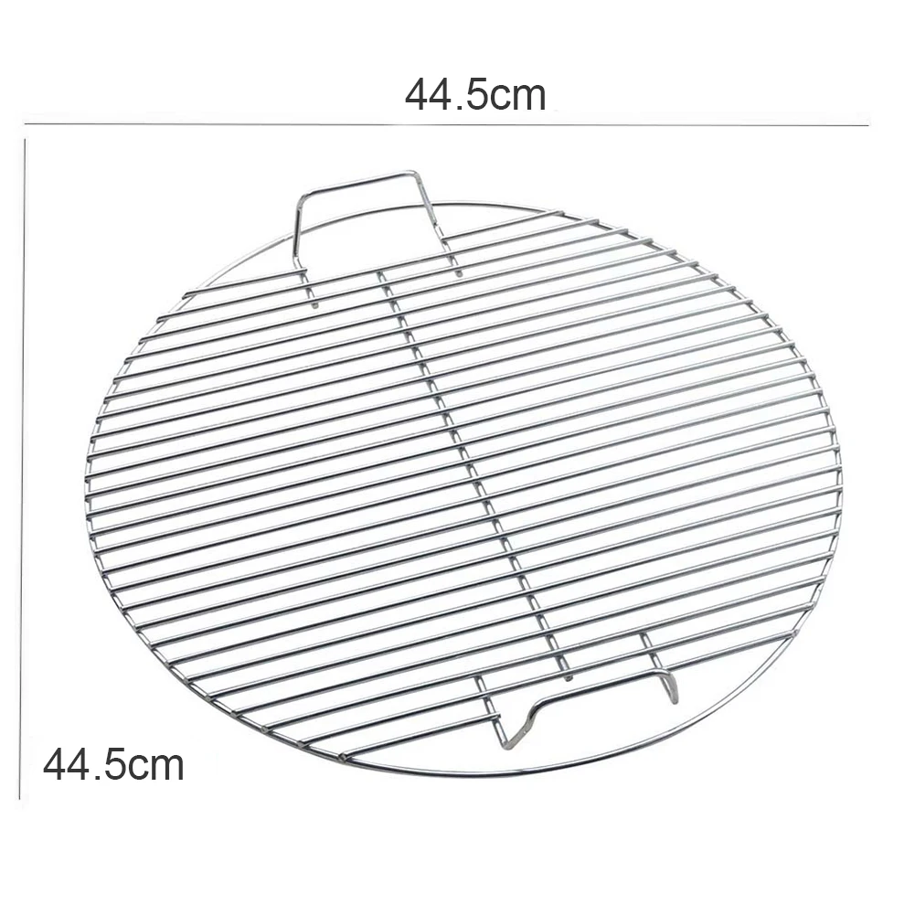 Round Non-stick Heat Resistance Stainless Steel Outdoor Barbecue BBQ Grill Rack Bright Smooth Surface