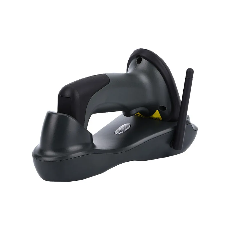 Barcode Scanner 433MHz Wireless Handheld 1D CCD Reader With Charging Base Holder Warehouse Barcode Reader