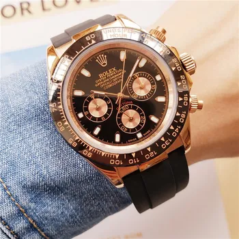 

rolex- Luxury New Men Automatic Mechanical Watches Drive Ceramic Bezel Crystal Sapphire Sport AAA Watch 938