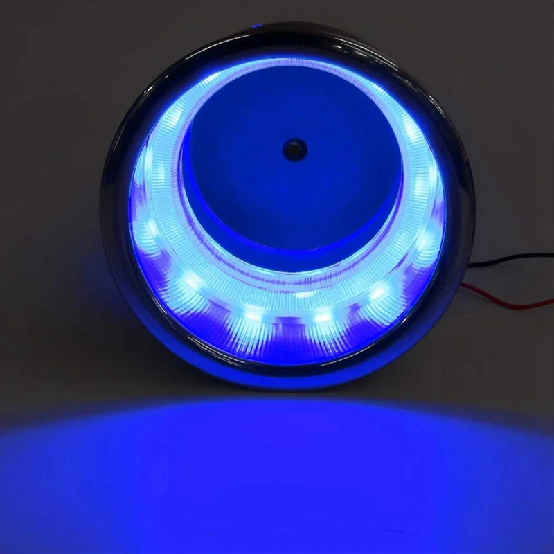 2 шт. светодиодный светильник держатель для напитков 14 Led Встраиваемый держатель для напитков из нержавеющей стали форма чашки для автомобиля морской лодки