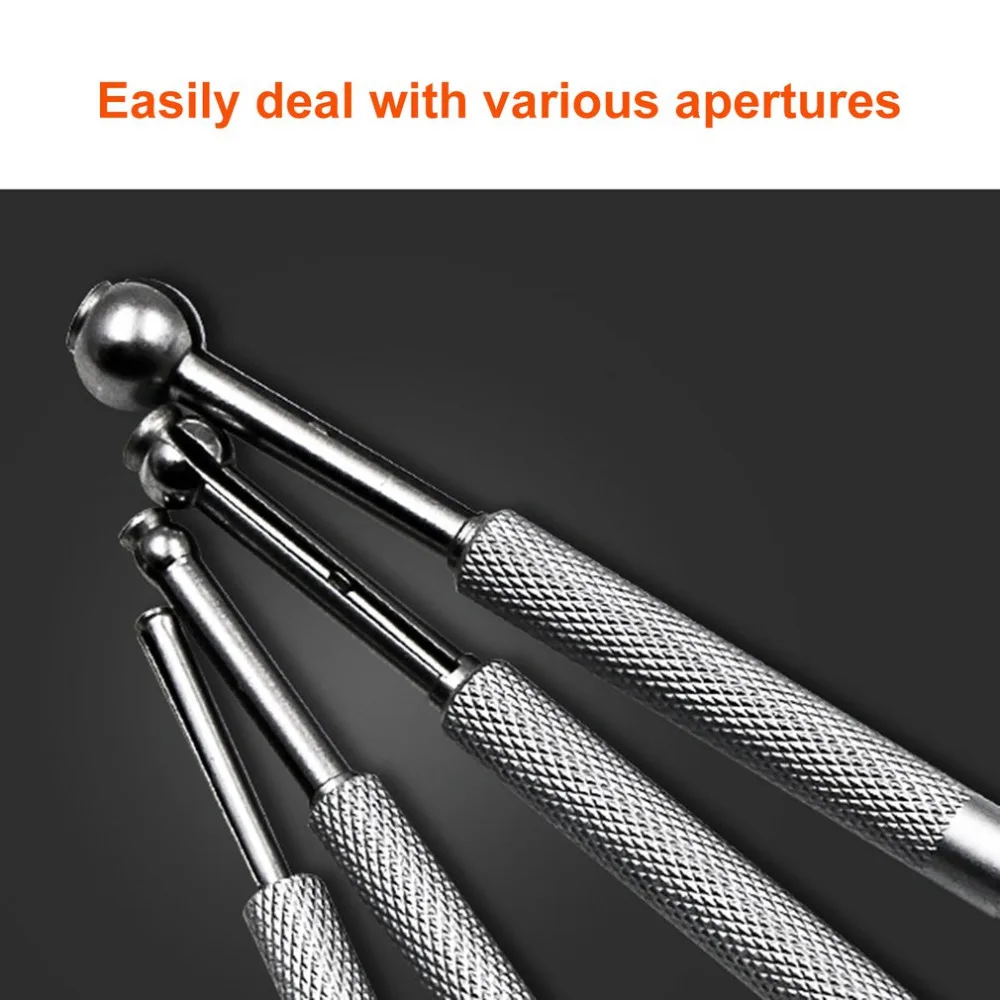 4Pcs Small Hole Bore Gauge 3-14mm Full Ball Type Telescoping Measure Gauge set Adjustable Measuring Tools